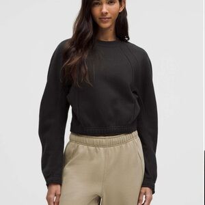 Lululemon Scuba Cropped Relaxed Crewneck